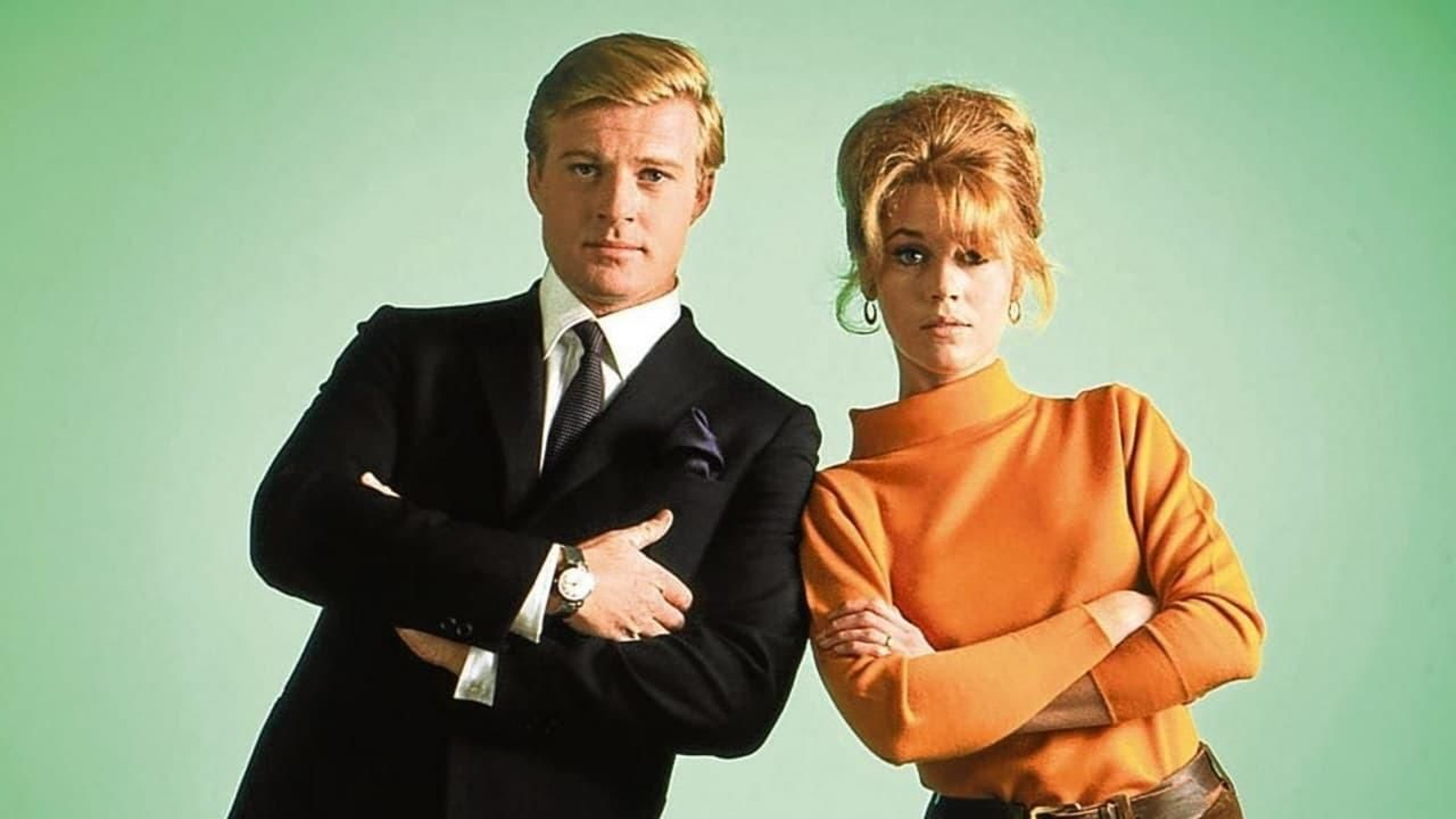 Robert Redford y Jane Fonda 'Descalzos por el parque'.