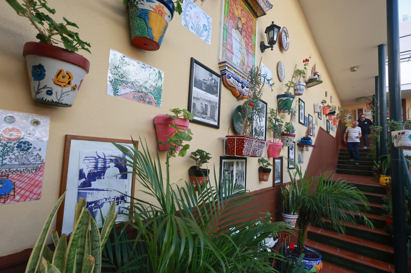 Los corralones de El Perchel y La Trinidad de Málaga, en fotografías