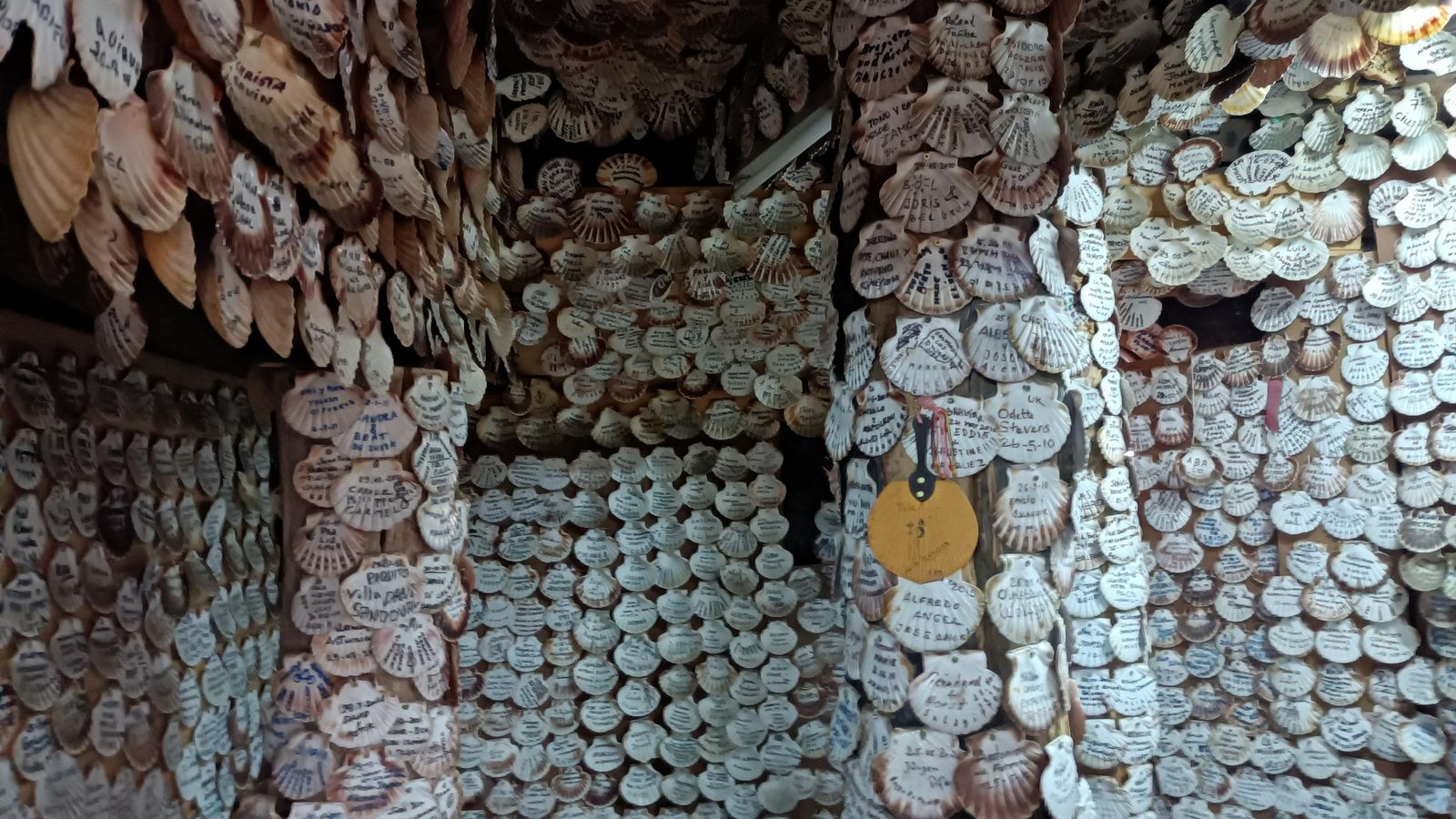 Interior de El Rincón del Peregrino.