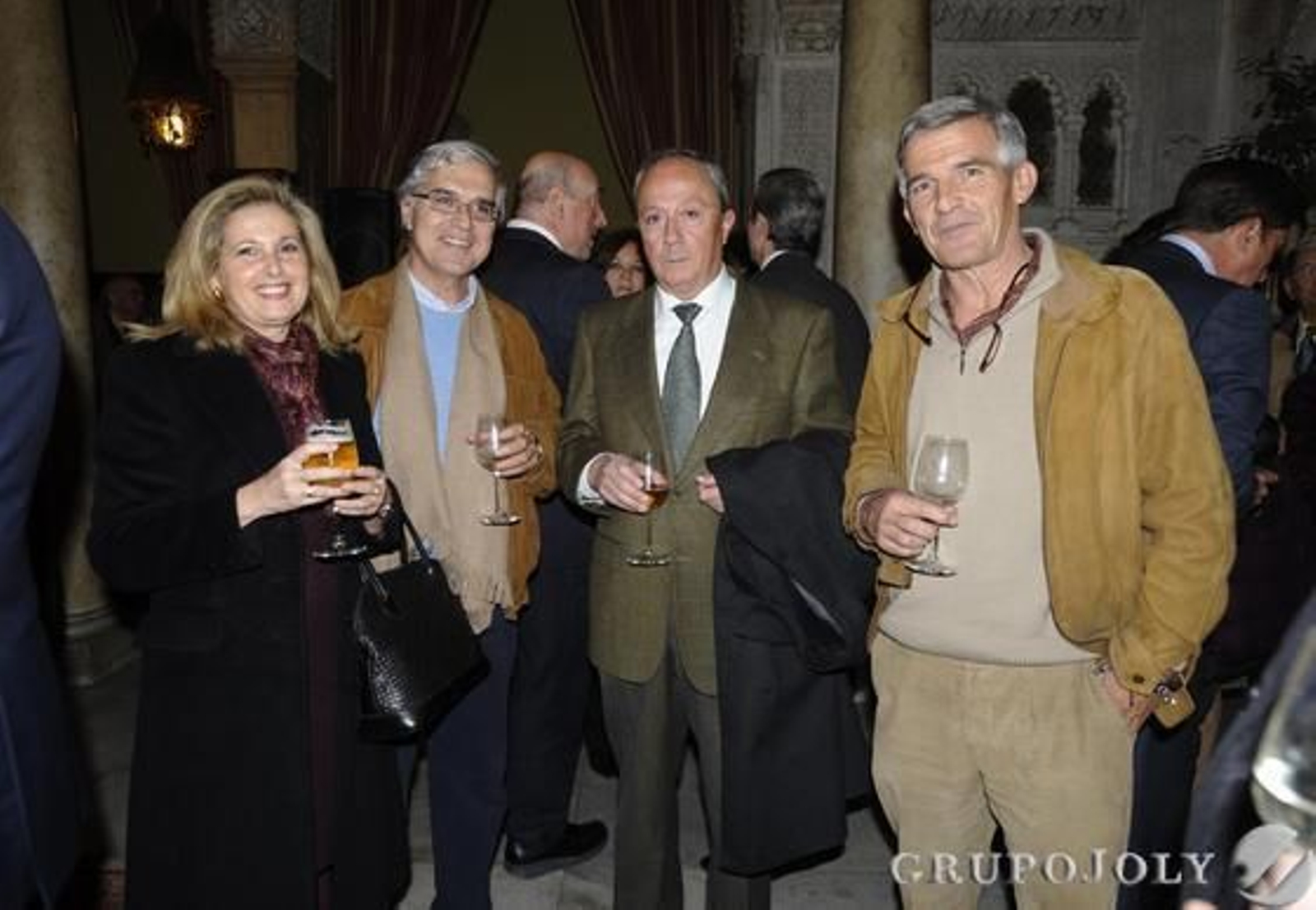 María Jesús Román, el magistrado Manuel Grosso, Manuel Romero y Agustín Grosso.

Foto: Joaquín Hernández Kiki