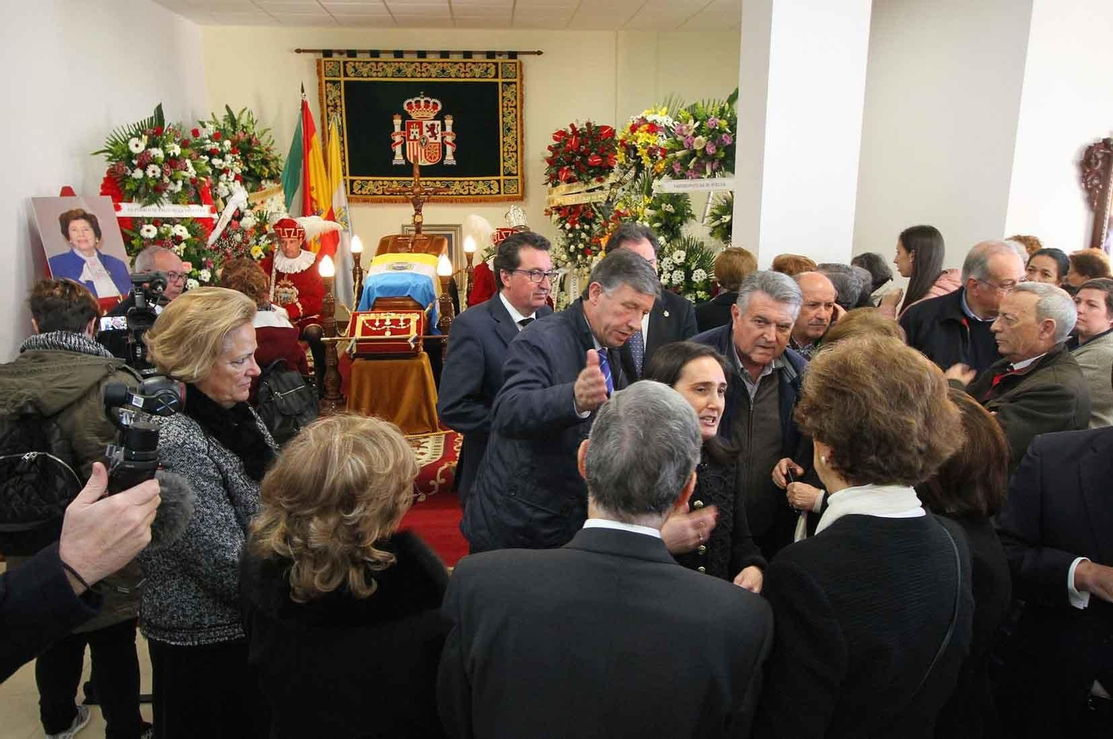 Imágenes del funeral de Pilar Pulgar