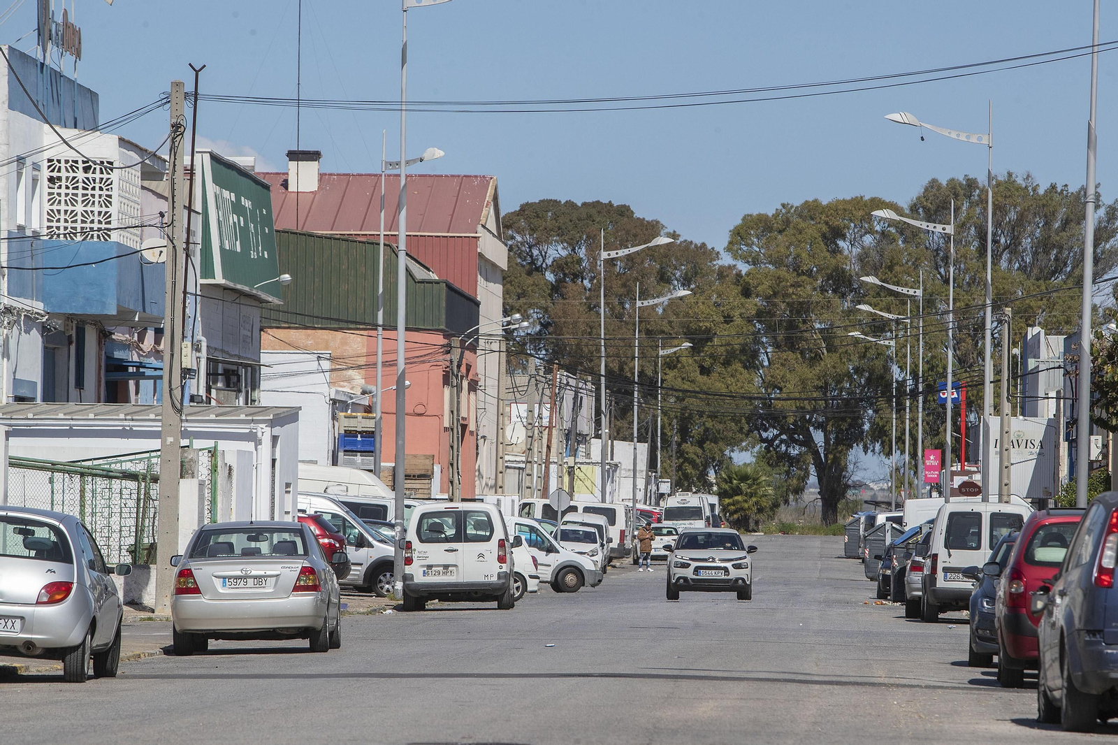 Imágenes del estado de alarma en San Fernando en este lunes