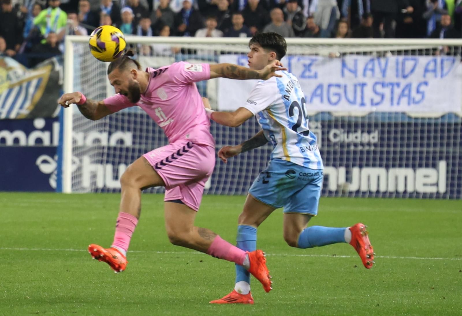 El Málaga CF-Eldense, en fotos