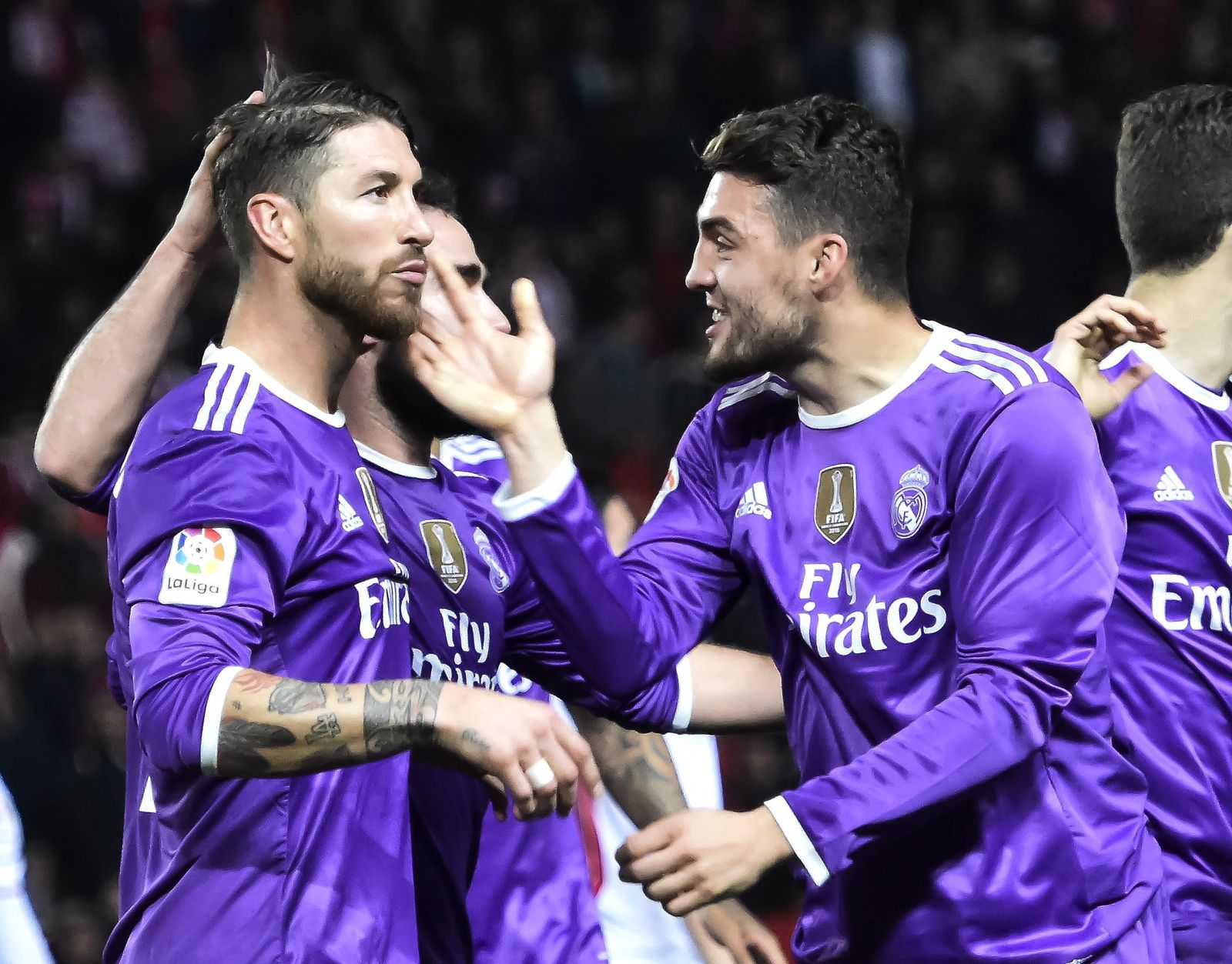 Sergio Ramos y Mateo Kovacic durante un partido del Real Madrid.