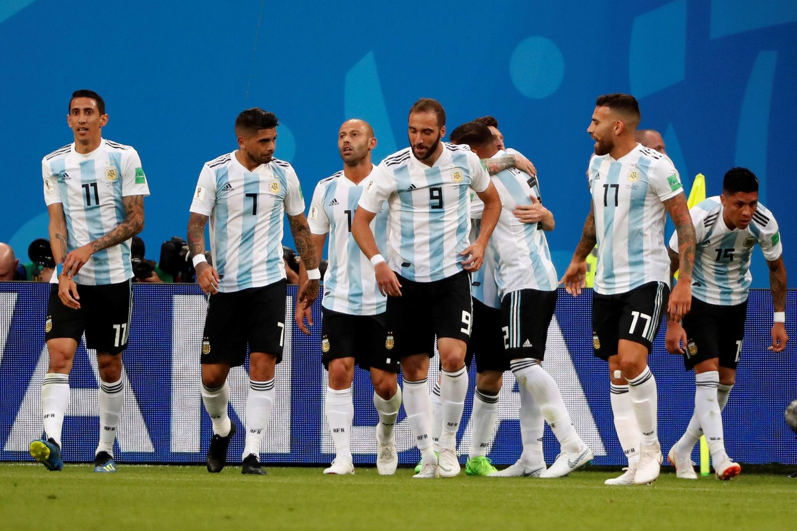 Las imágenes del Nigeria-Argentina