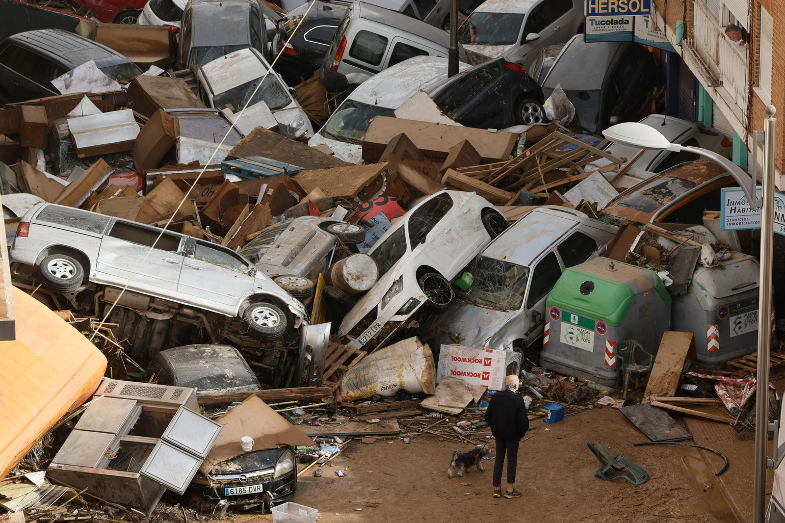 Las imágenes de las devastadoras consecuencias de la DANA en Valencia