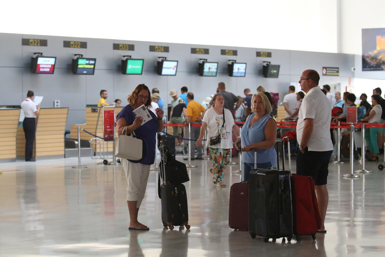 Instalaciones del aeropuerto de Almería.