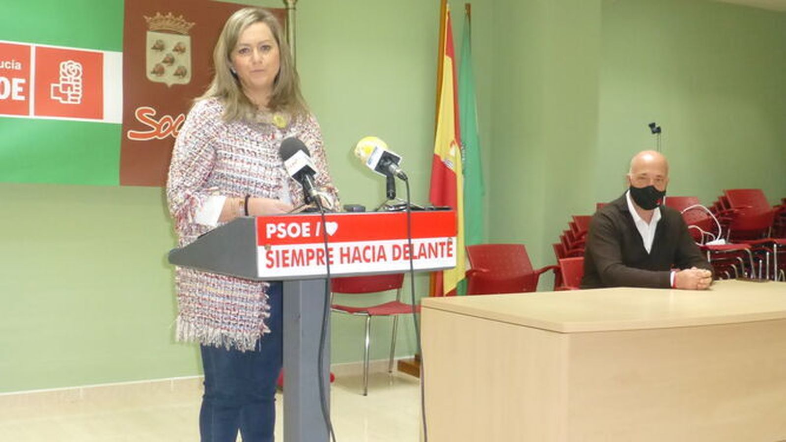 María Jesús Serrano y Antonio Ruiz, en Baena.