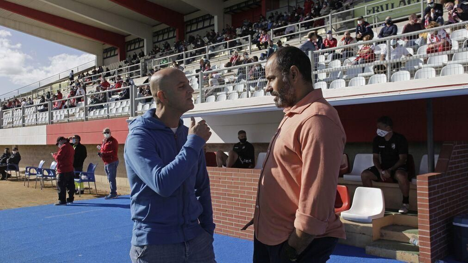 Chus Trujillo charla con Salva Ballesta en el Nuevo Mirador.