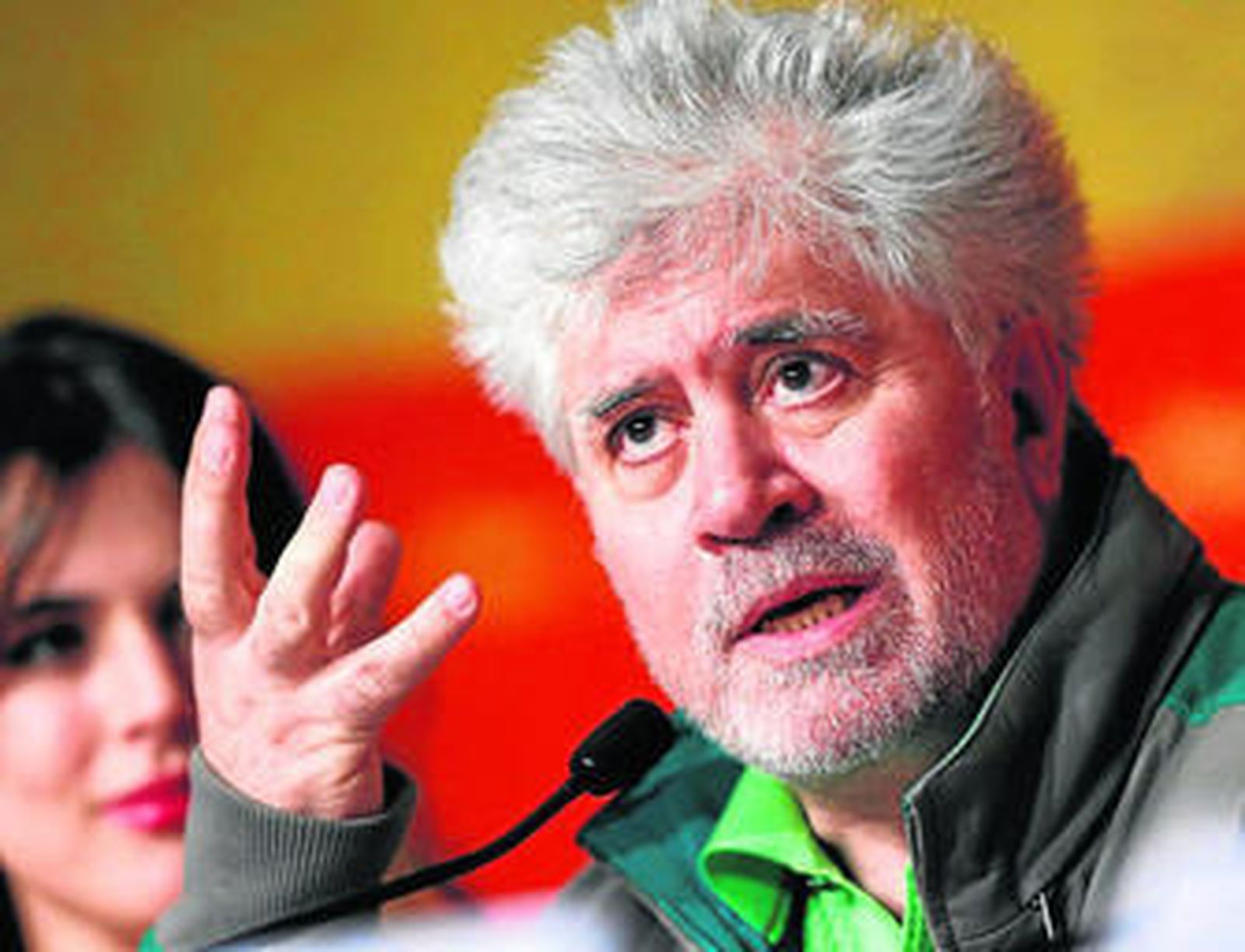 Pedro Almodóvar, ayer, en Cannes.