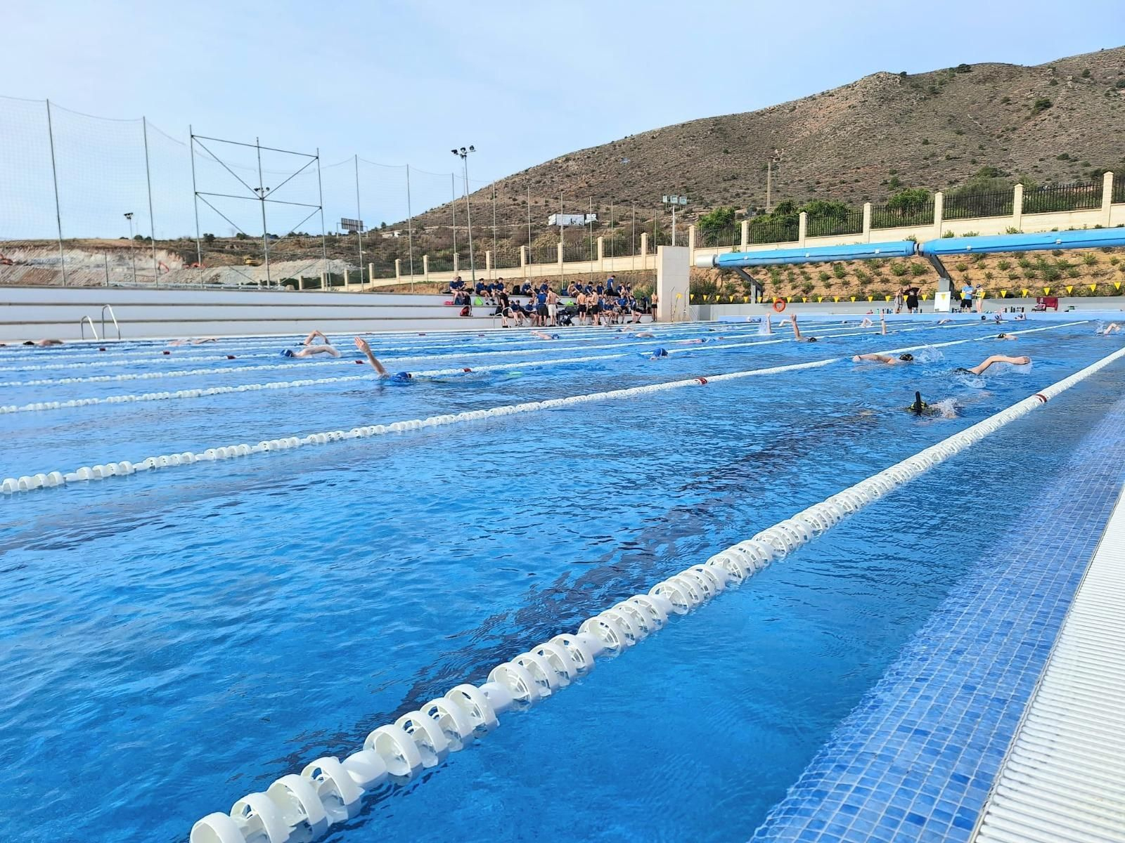 La pisicna la piscina Virgen del Carmen de Torremolinos.