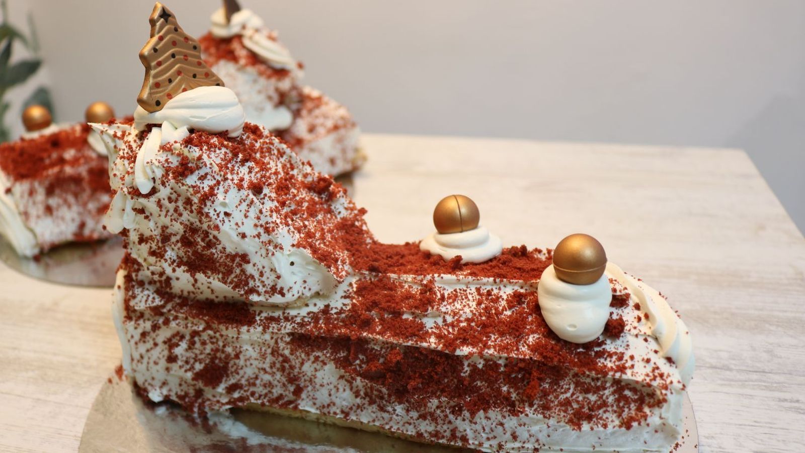 Tronco de Navidad listo para su venta