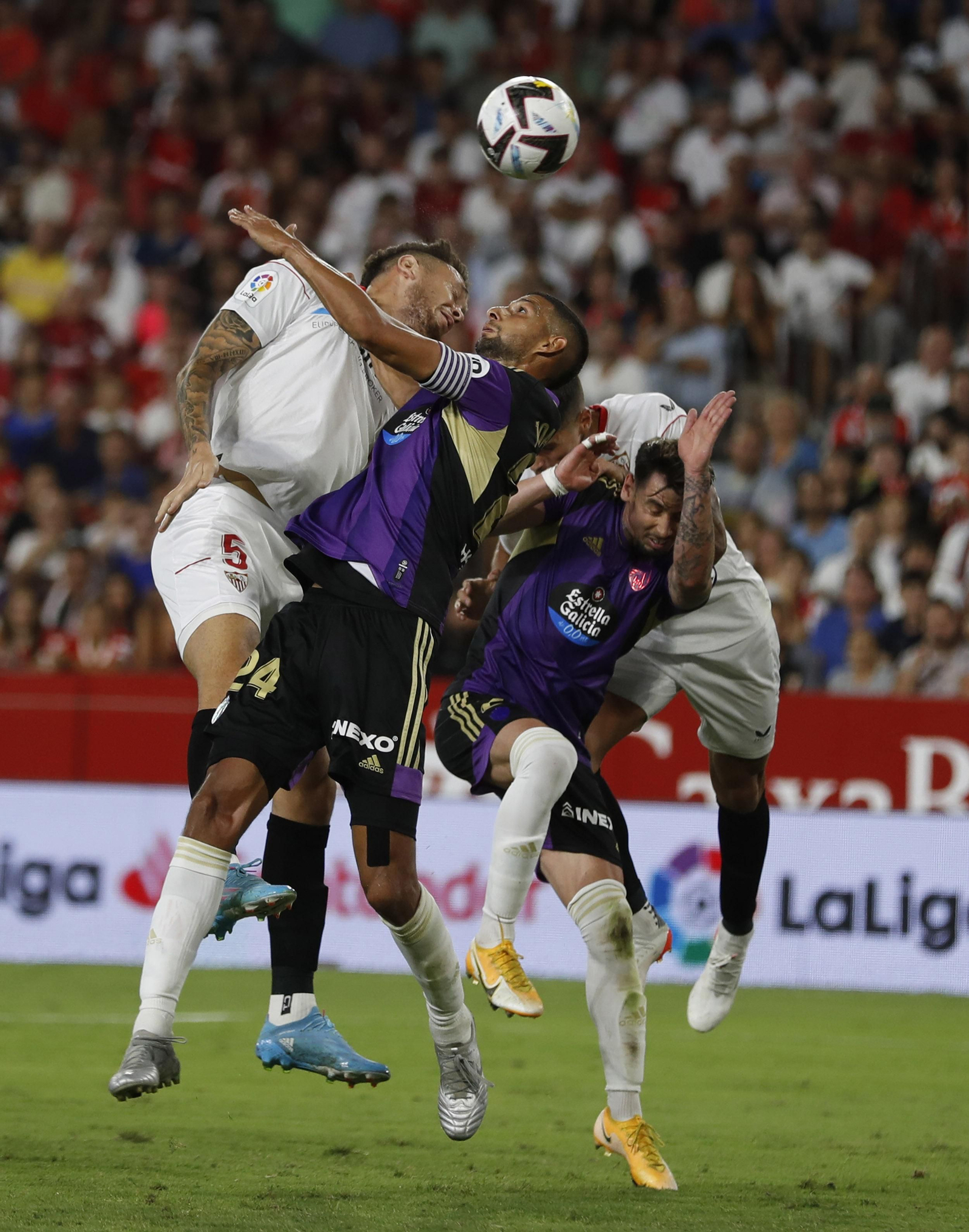 Las imágenes del Sevilla-Valladolid