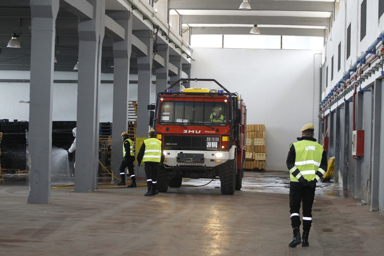 Fotogalería Coronavirus. Actuación UME en Almería.