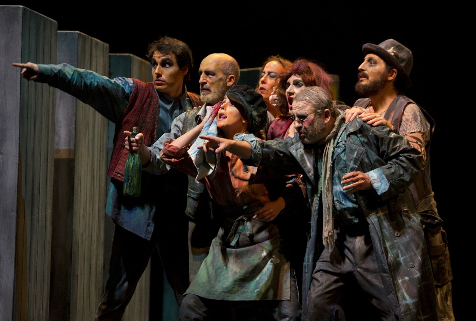 Un momento de la representación de ‘Luces de Bohemia’.