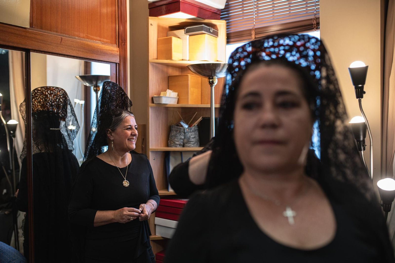 Las imágenes del taller de costura de María Ramos