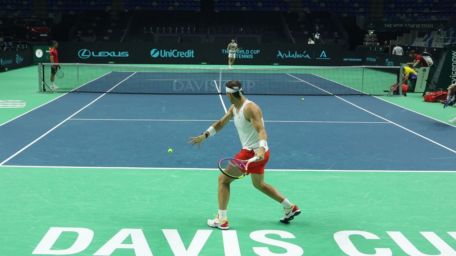 Rafa Nadal-Carlos Alcaraz, ocho juegos a tope con empate antes de la Copa Davis