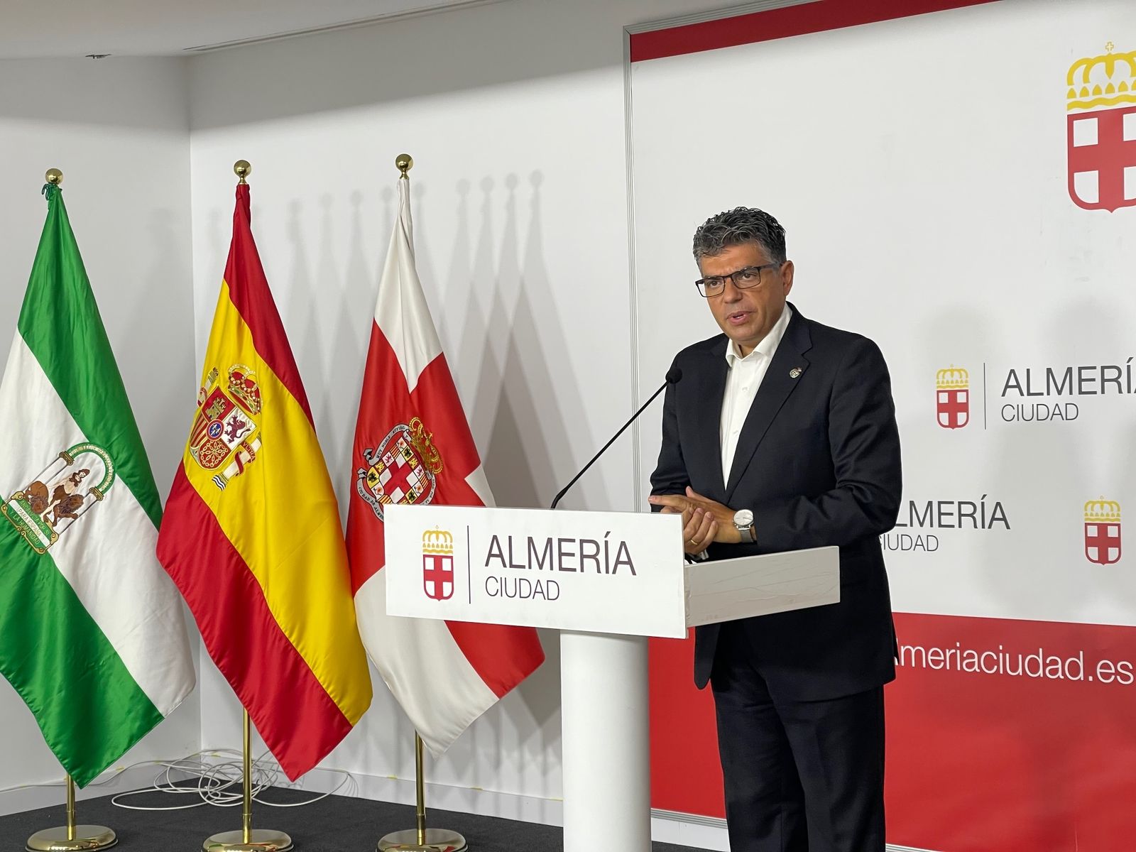 Miguel Cazorla, en su despedida de Ciudadanos