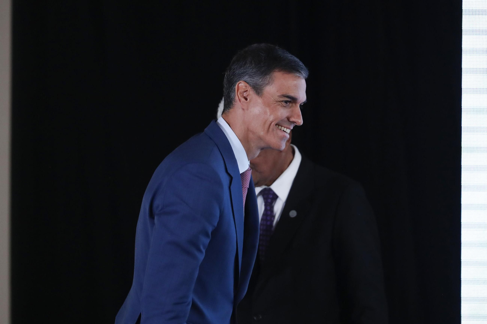 El presidente del Gobierno, Pedro Sánchez, en Asunción, el miércoles.