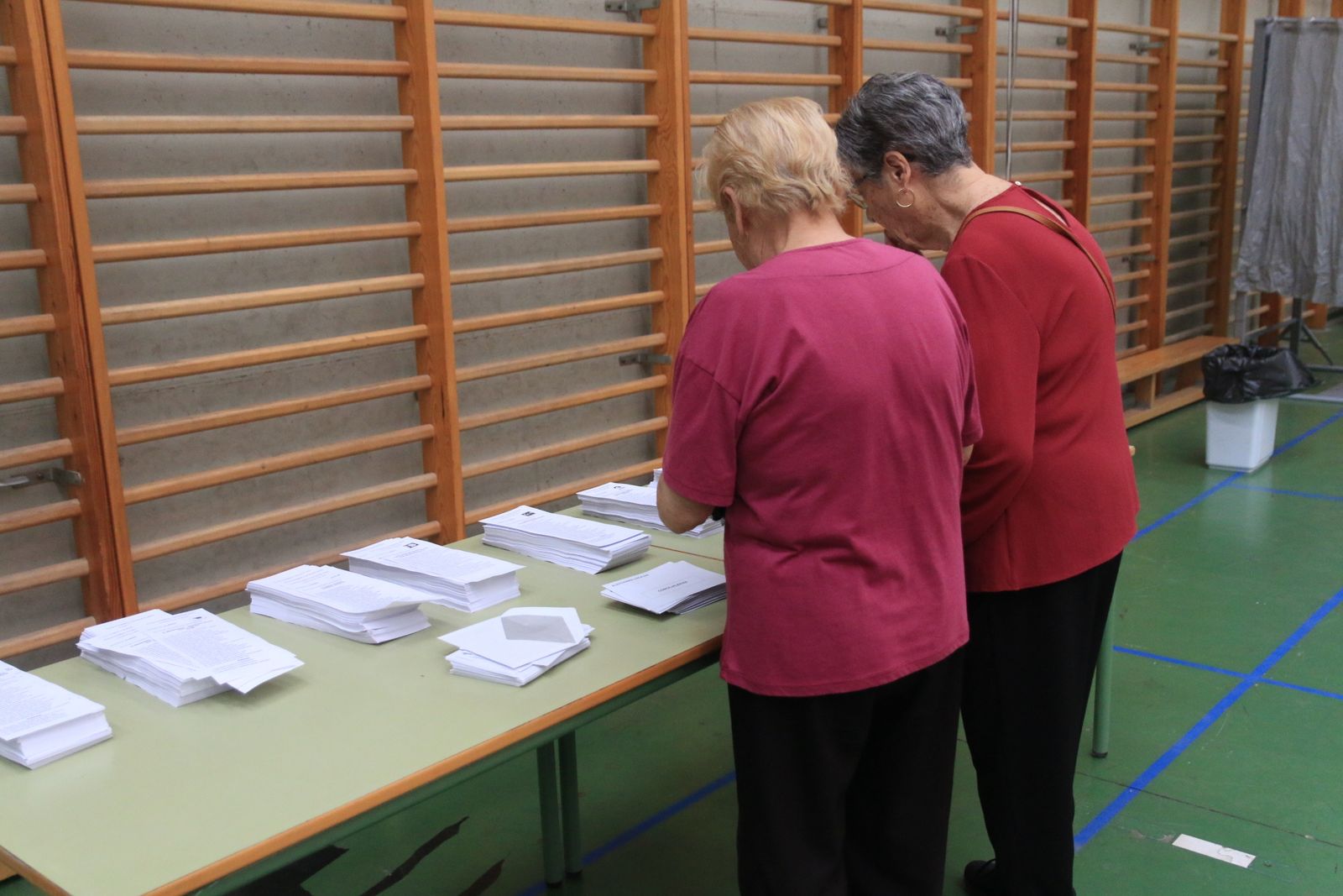 Imágenes de las votaciones en las Elecciones Municipales 2023, en Almería capital