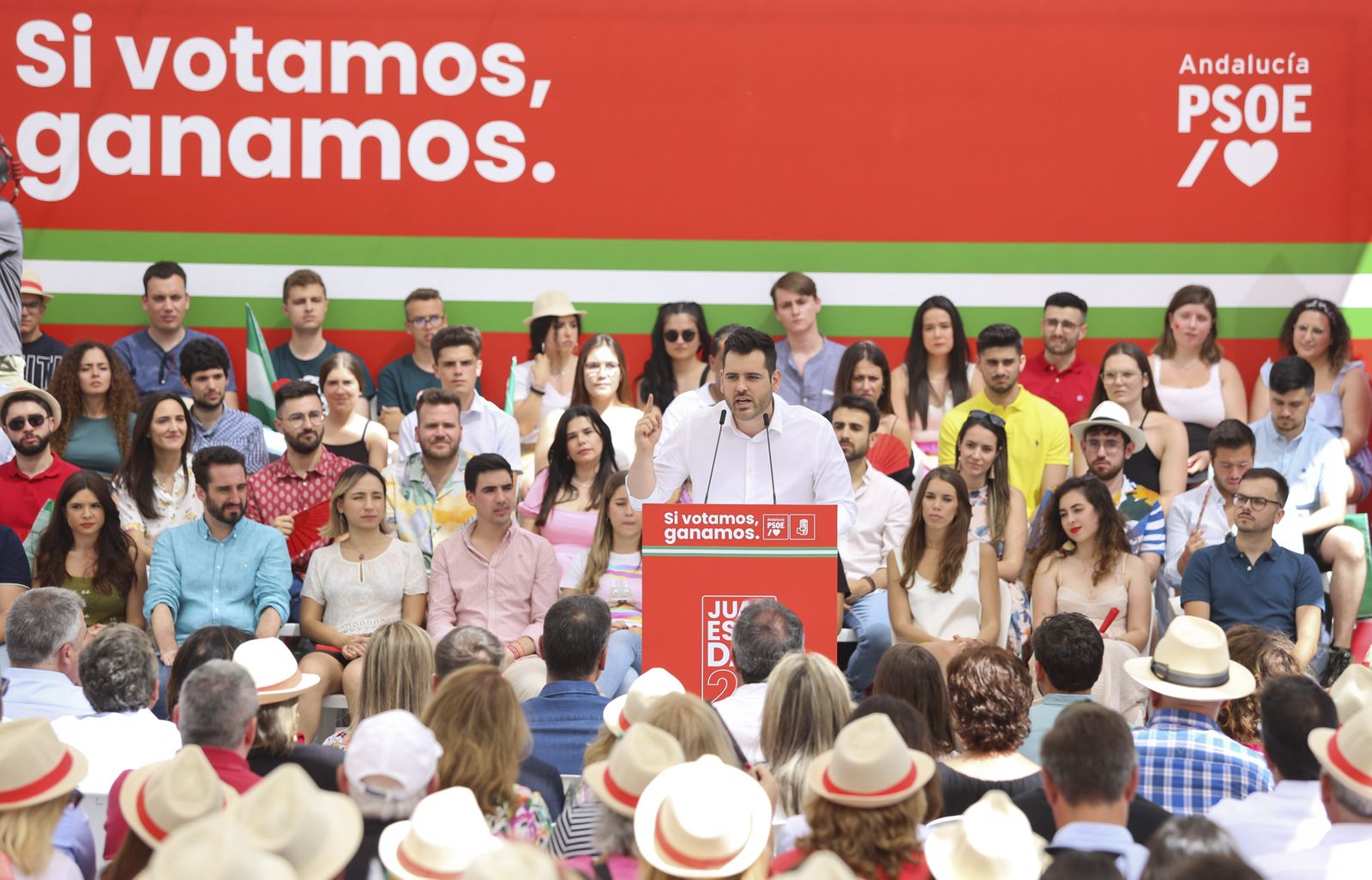 El acto del PSOE de este sábado en Cártama, en fotos