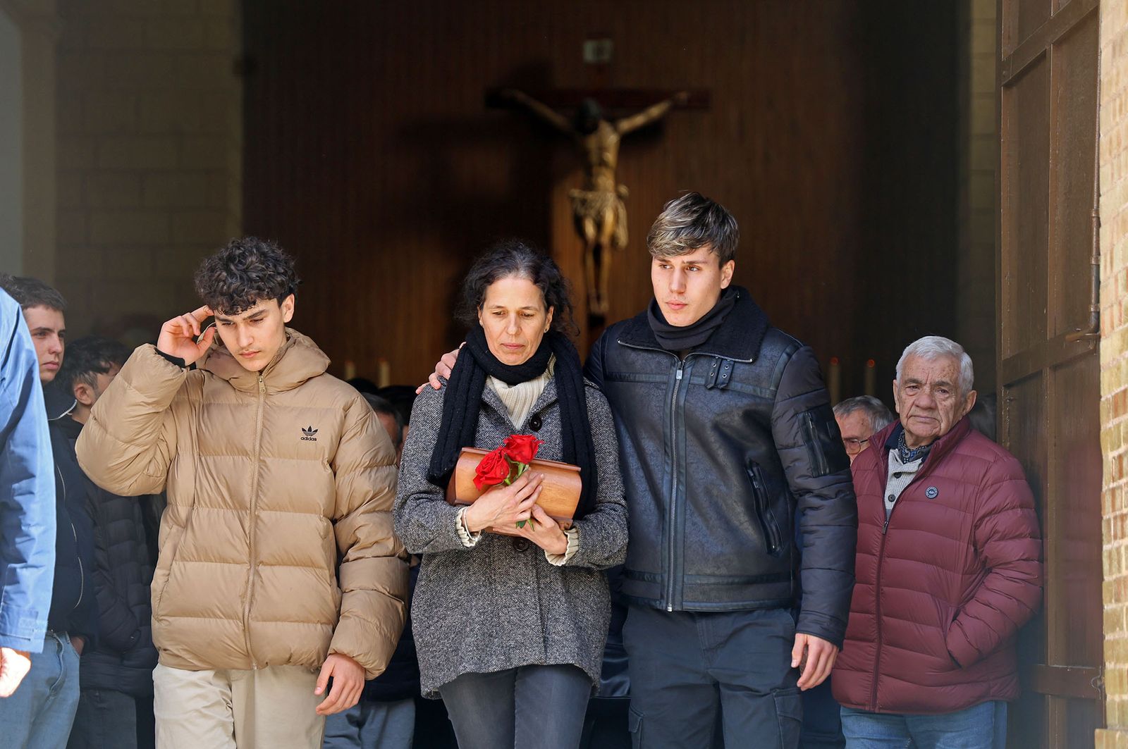 Fotografías de la misa de despedida a David Cordón