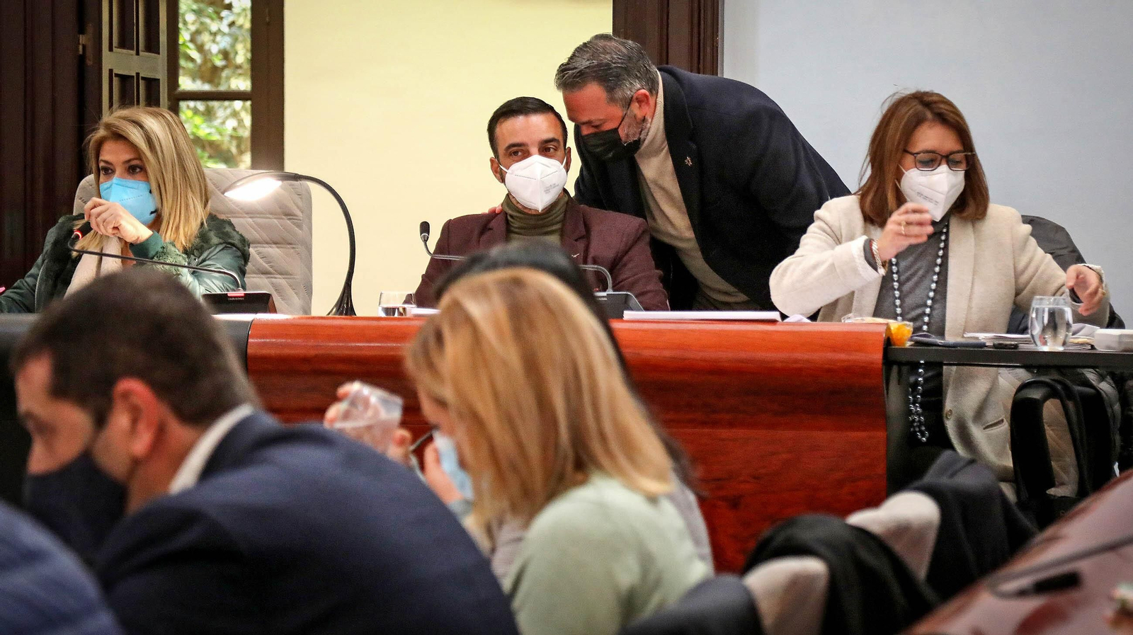 El delegado de Urbanismo, durante el pleno celebrado este jueves.