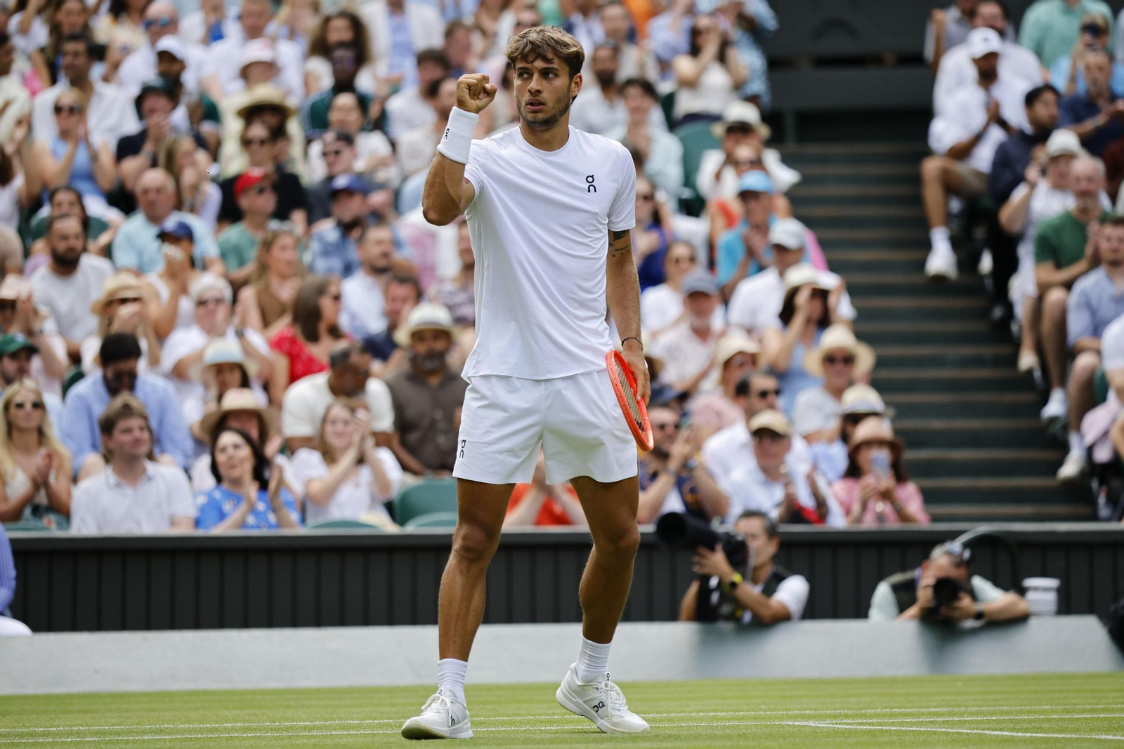 Las fotos de Wimbledon con las clasificaciones de Djokovic y Sinner