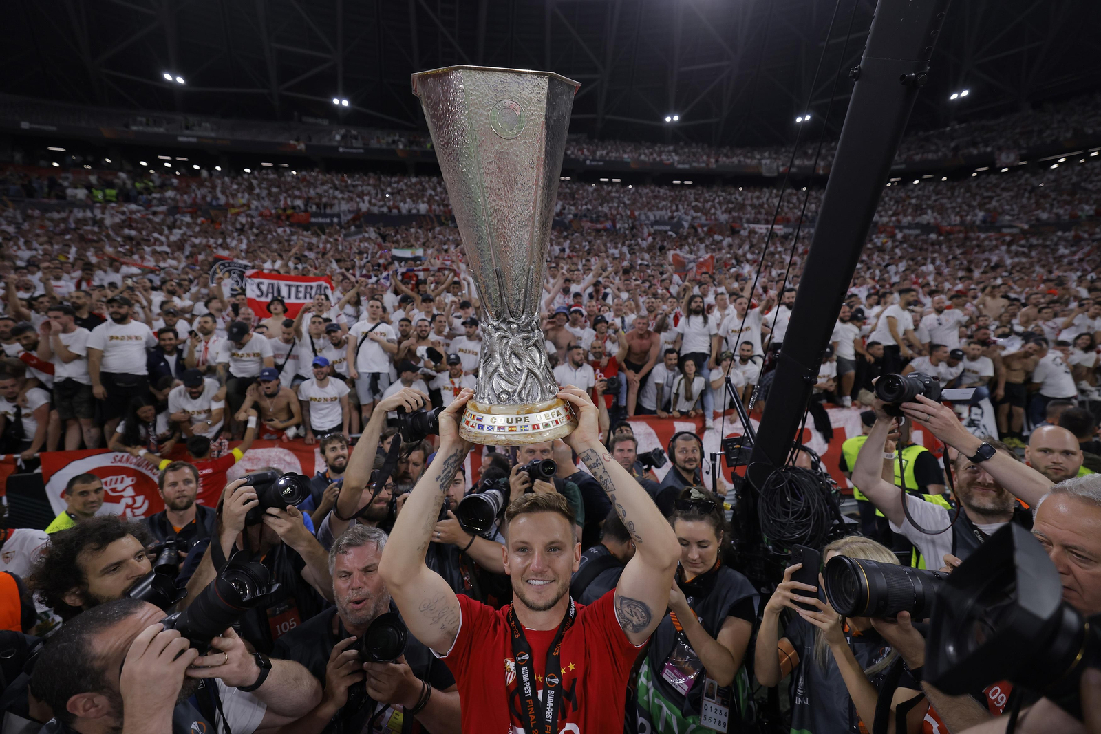 Las imágenes de la celebración del Sevilla fc