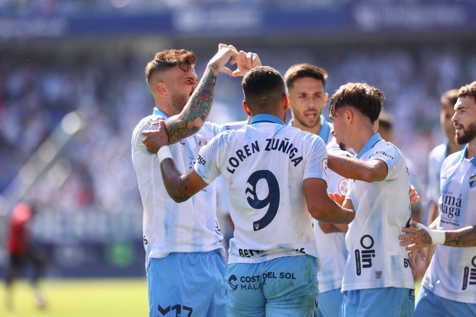 El Málaga CF-Melilla, en fotos