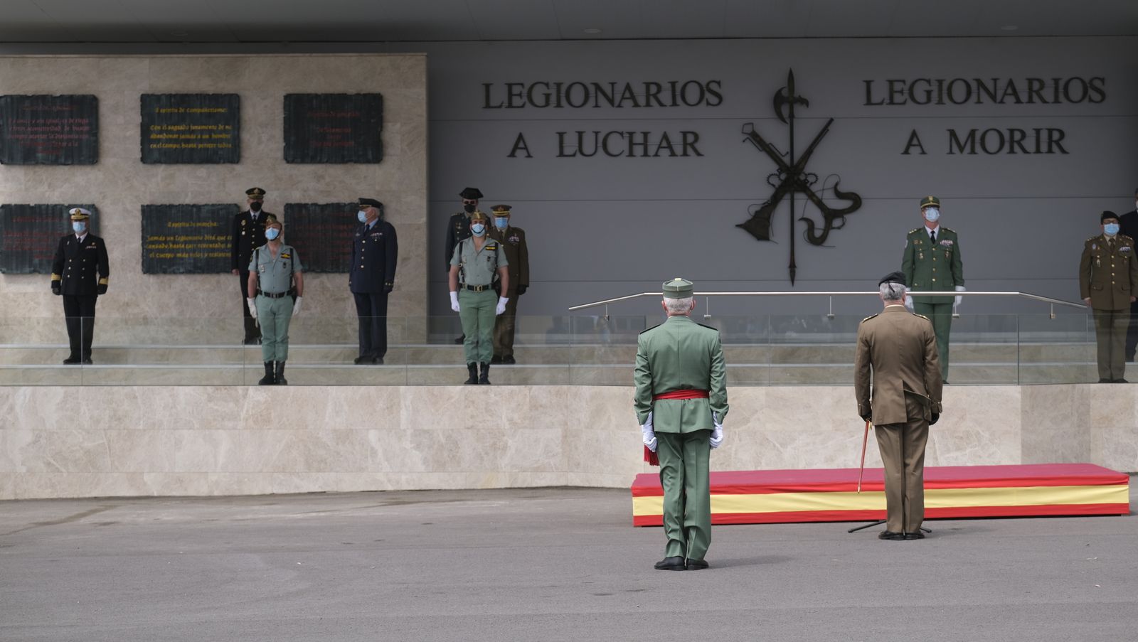 Fotogalería toma de posesión del General Melchor Marín Elvira. La Legión. Almería