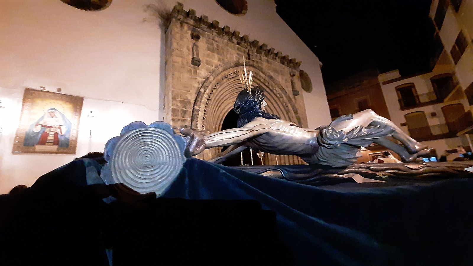 Via crucis del Cristo de la Buena Muerte de la hermandad de la Hiniesta