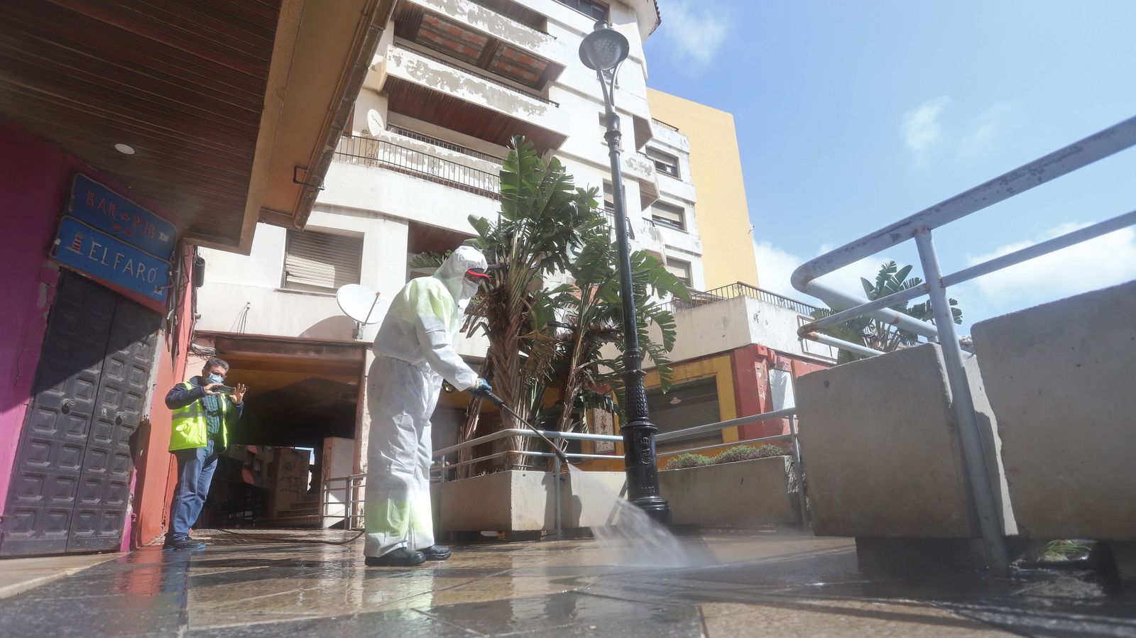 Desalojo del edificio La Escalinata
