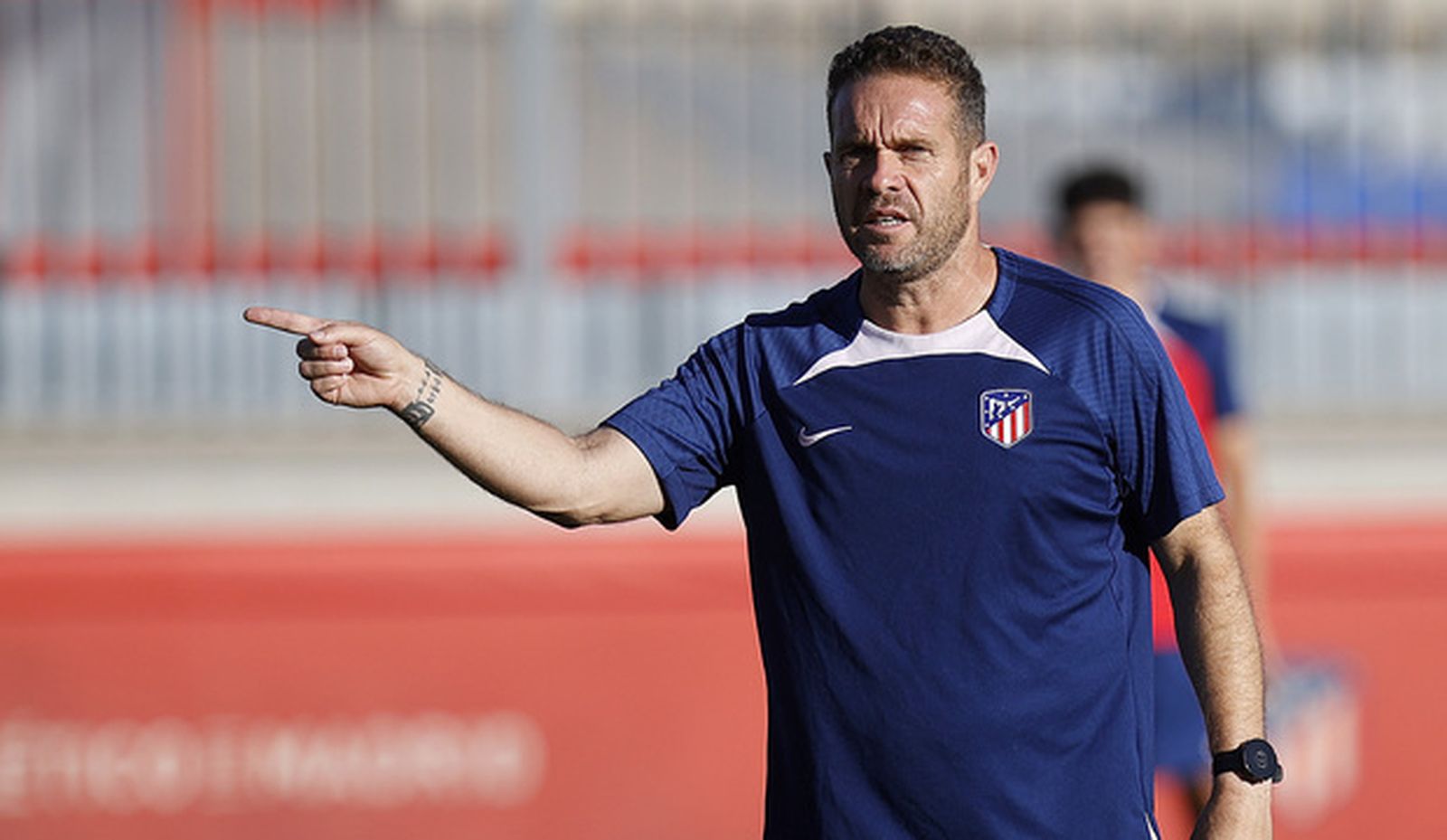Luis García Tevenet, entrenador del Atlético de Madrid B