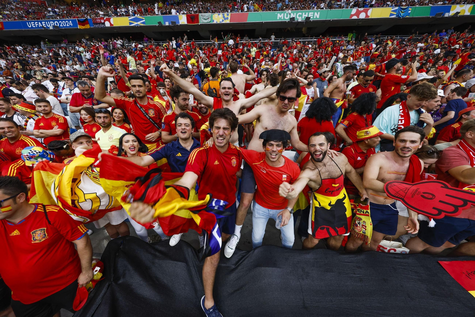 Las mejores imágenes del España - Francia