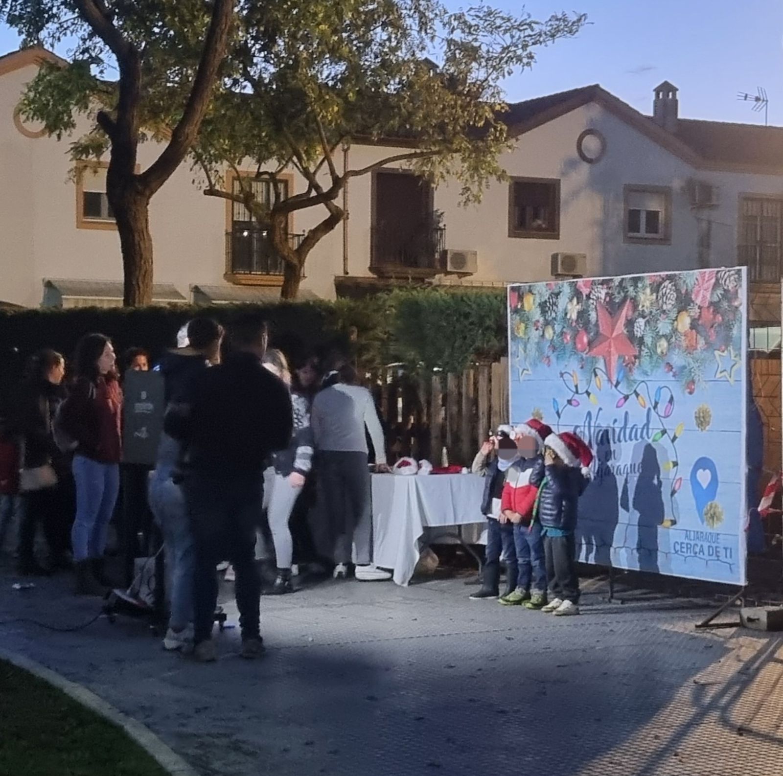 Así ha sido la primera gran nevada navideña de Aljaraque