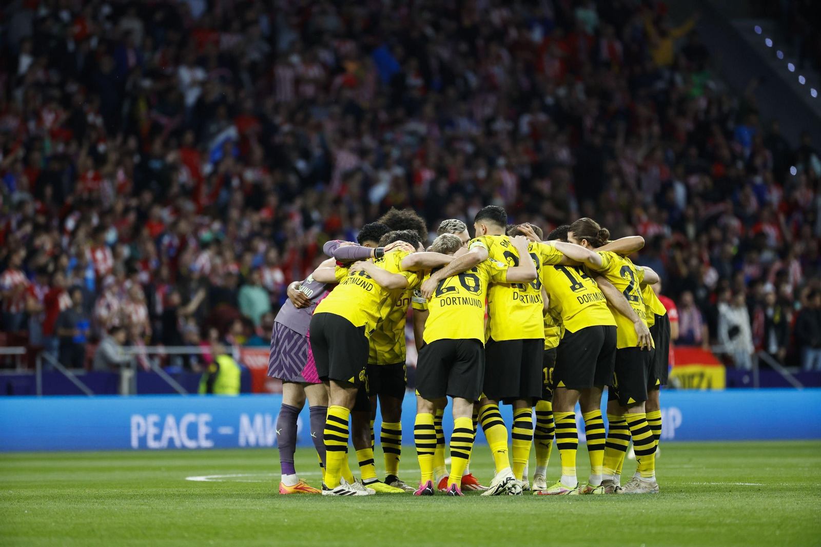 El Atlético de Madrid - Borussia Dortmund, en fotos