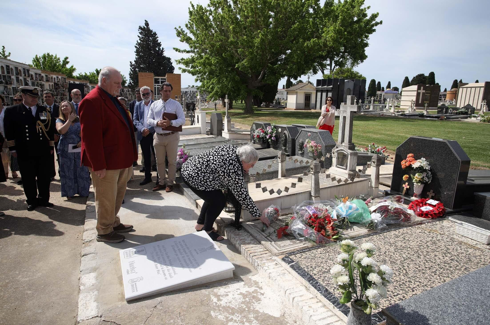 La ceremonia conmemorativa del 80 aniversario de la aparición del cuerpo de William Martin, en imágenes