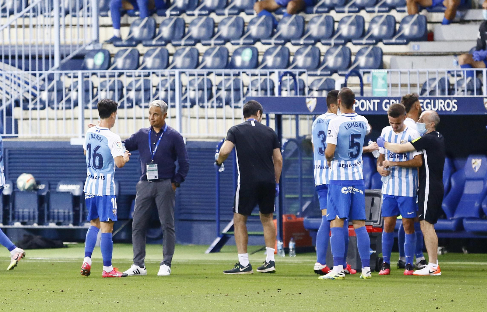 Pellicer habla con Juanpi en un partido de la pasada temporada. Pellicer habla con Juanpi en un partido de la pasada temporada.