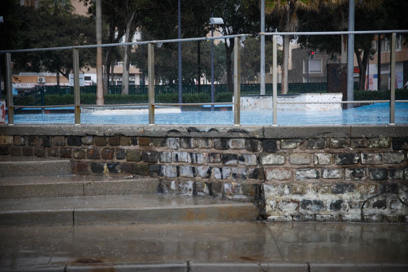 Las mejores imágenes de la lluvia en Almería