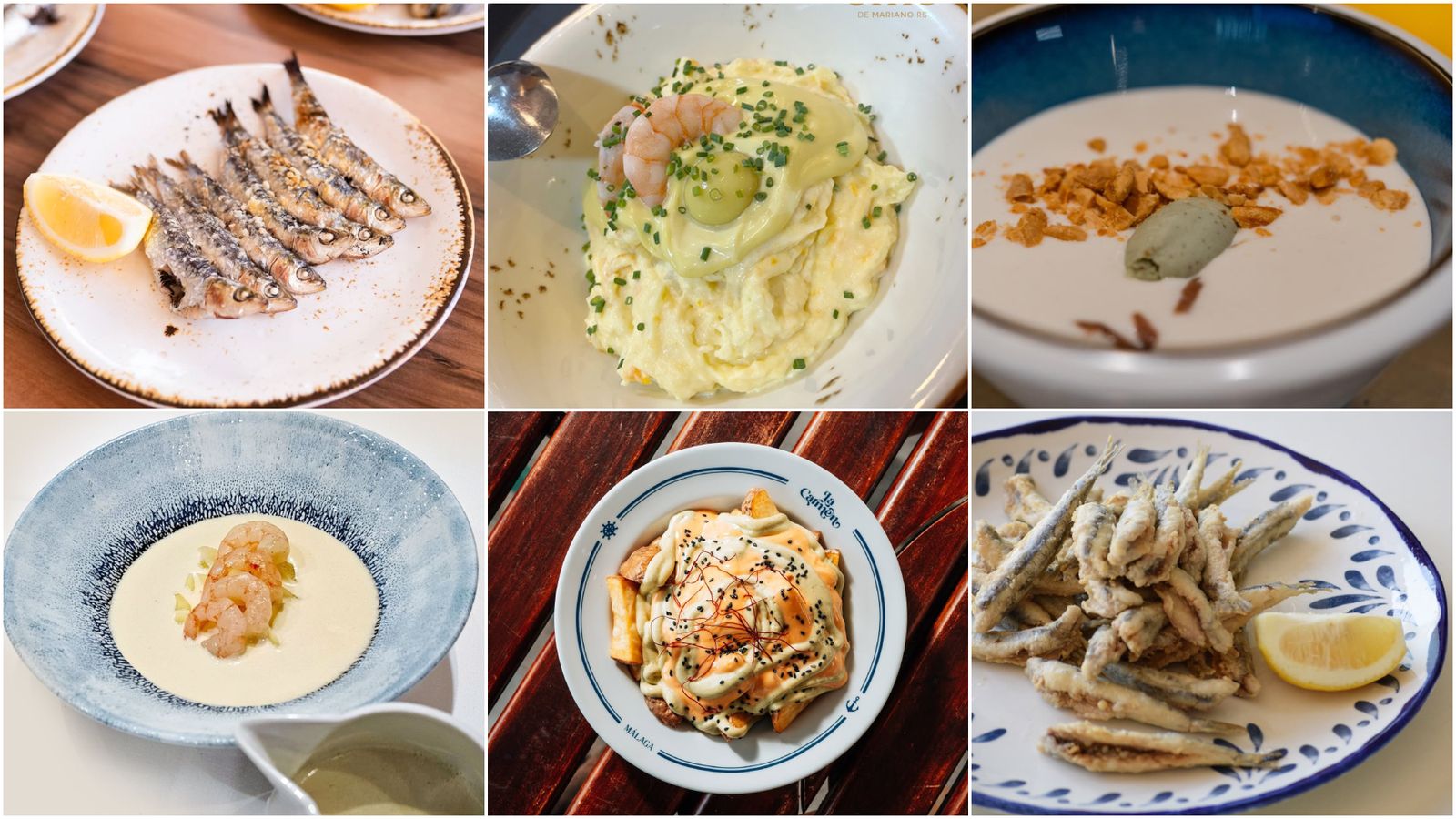 Seis platos, tapas o raciones que no debes perderte en Málaga.