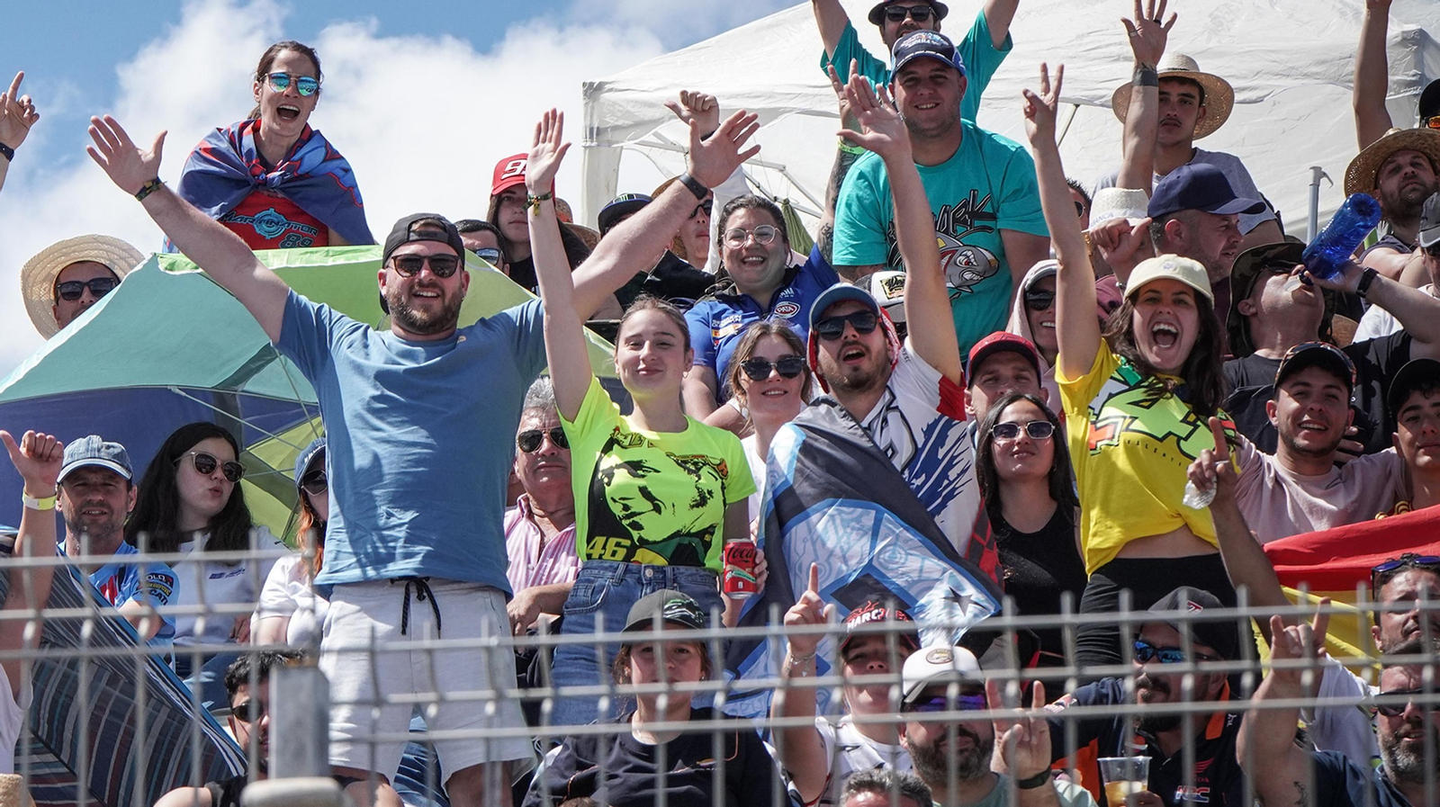 Imágenes del gran ambiente el domingo de carreras MotoGP en el Circuito de Jerez