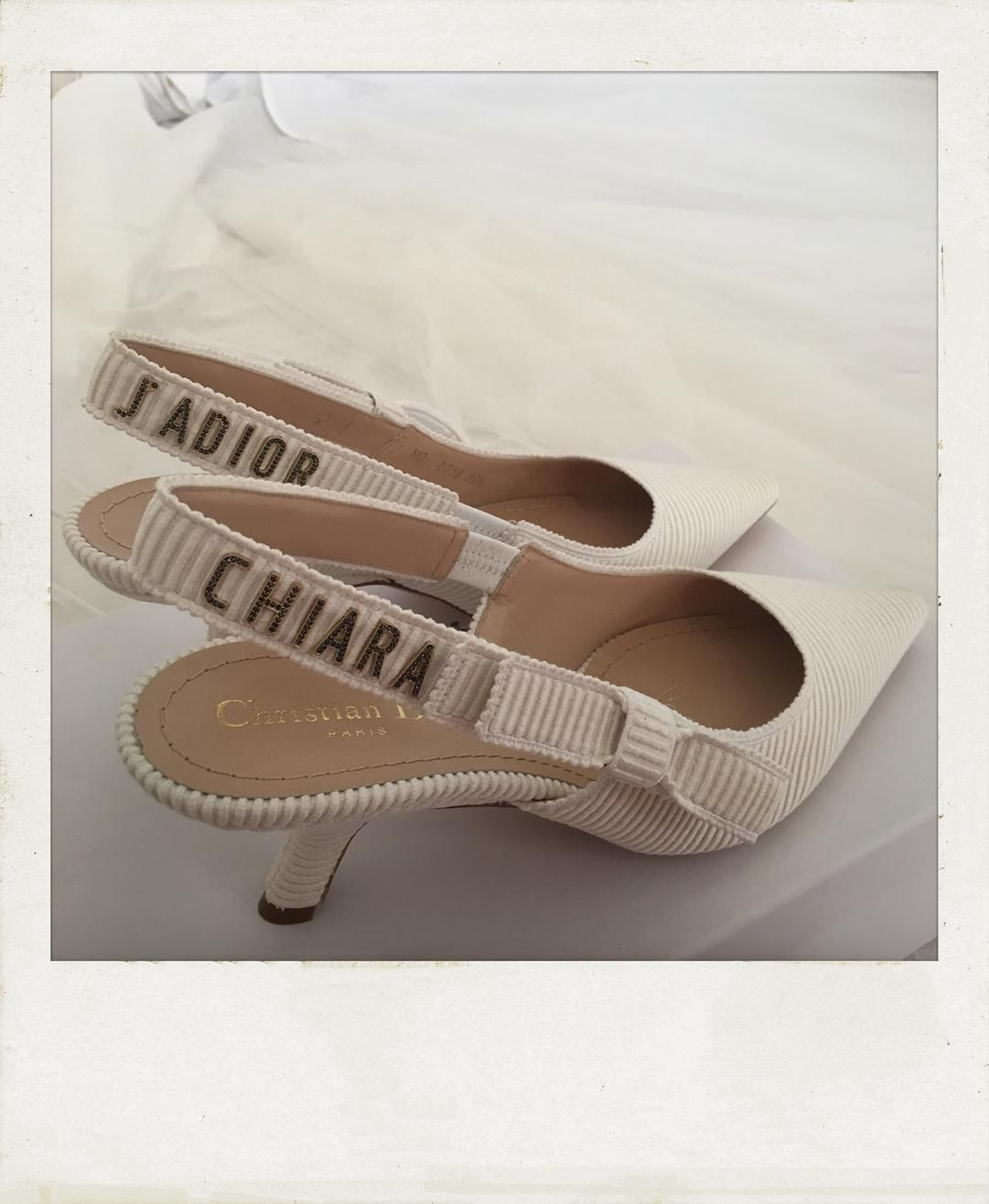 Los Christian Dior personalizados de Chiara Ferragni.