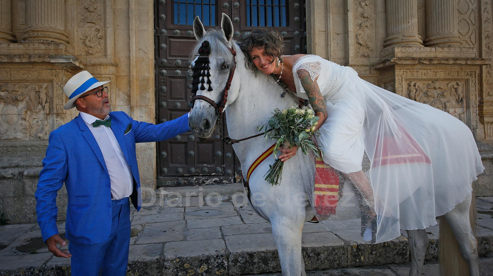 Peculiar boda de Juan Tejero con la alemana Tina Heidelberg Peculiar boda de Juan Tejero con la alemana Tina Heidelberg