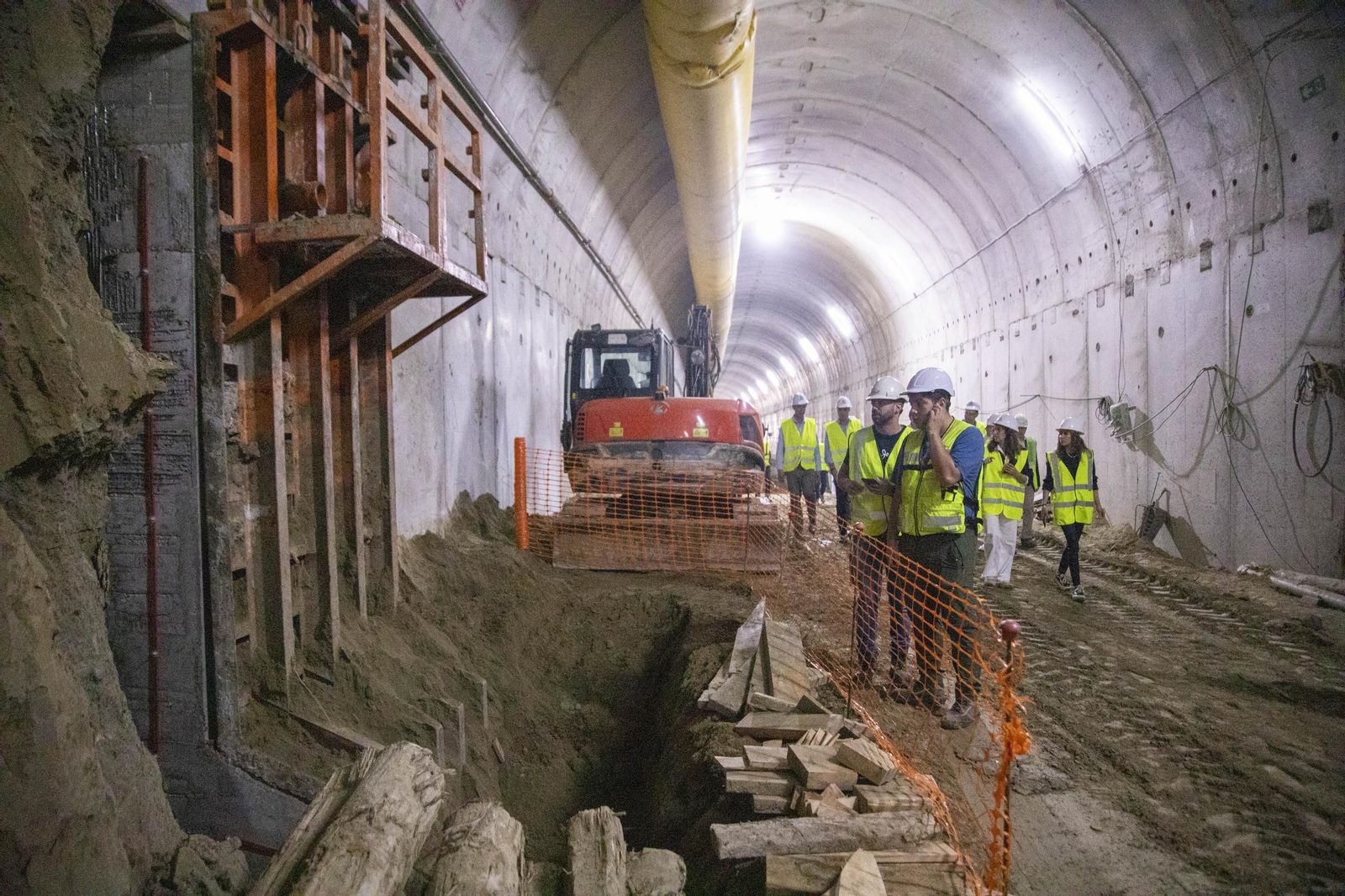 Así avanzan las obras del túnel de Viator del Ave