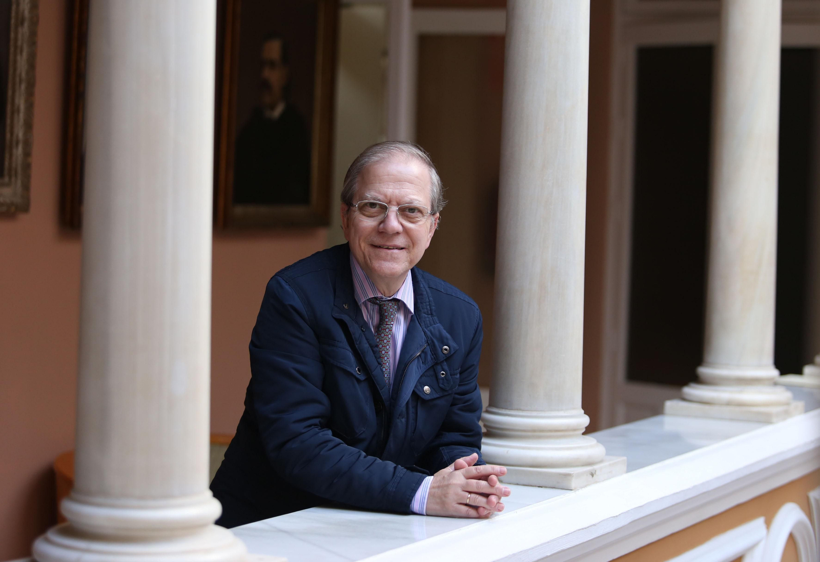 El presidente del Ateneo, Alberto Máximo Pérez Calero.