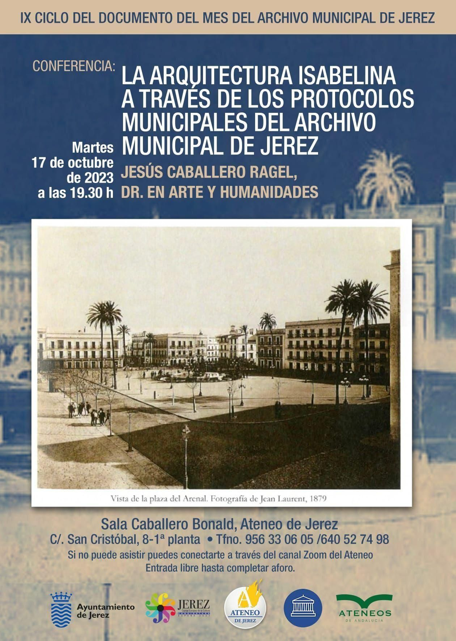 Cartel de la conferencia.