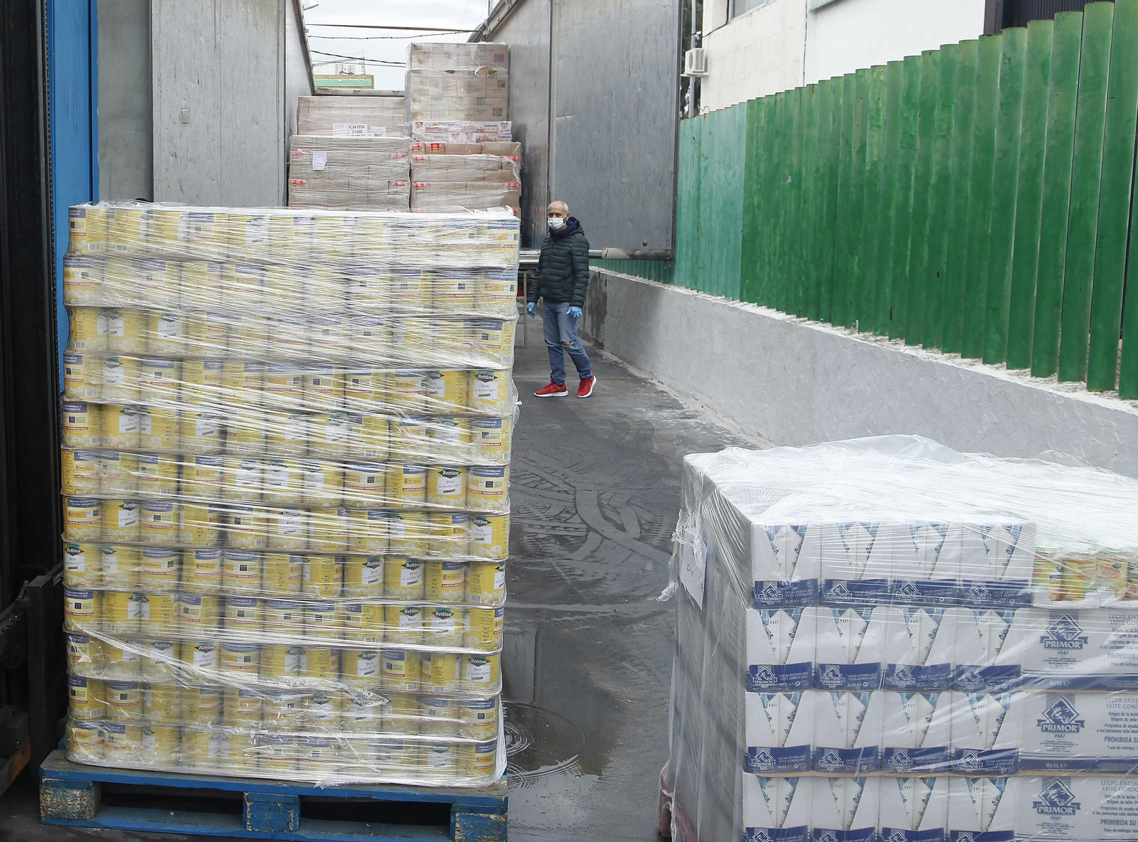 Banco de alimentos continúa su importante labor. Coronavirus