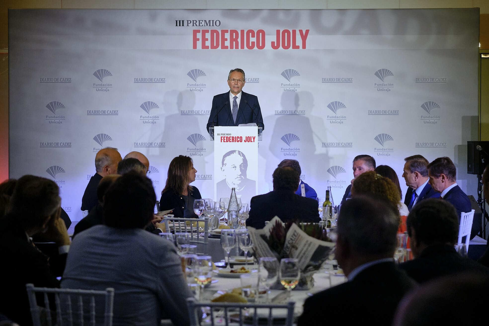 Entrega del premio Federico Joly a Augusto Delkáder