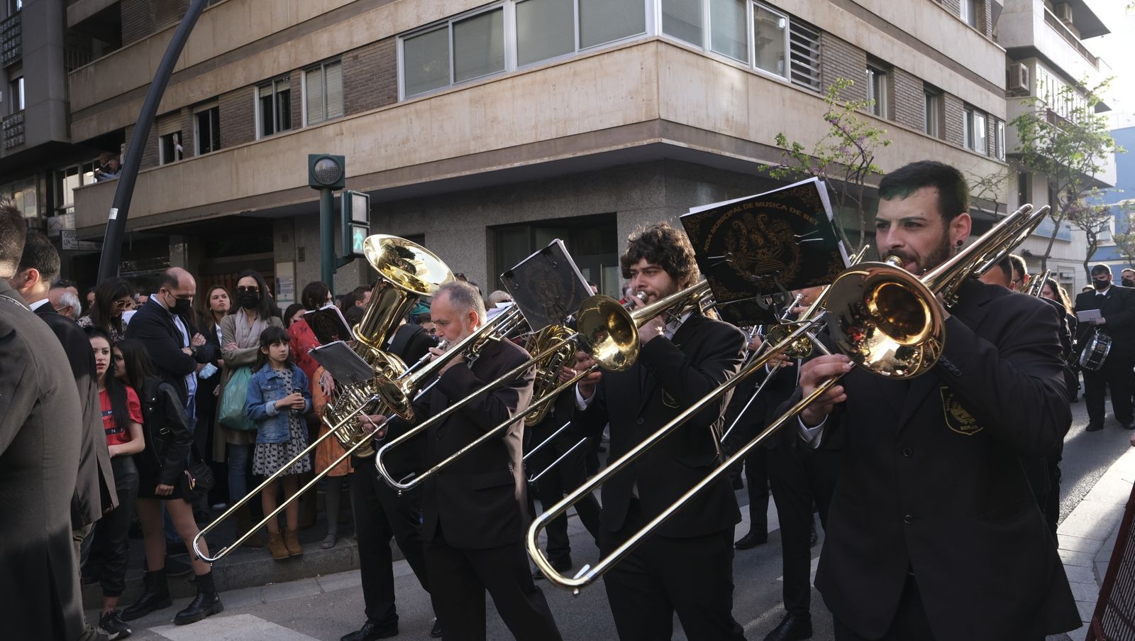 Fotogalería procesión de la Santa Cena. Semana Santa de Almería 2022.